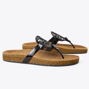 Tory Burch Miller Cloud - black patent leather